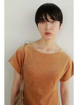 ナヌーク シブヤ(nanuk shibuya) マニッシュモードなマッシュショートヘア。