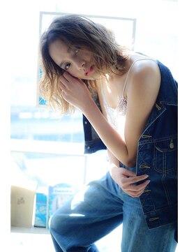 ルーク 立川(LUK) Lien☆グラデーションローライトデザインカラー×シアーベージュ