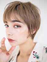 ピズム(PISM)&nbsp;ジェンダーレスイメチェンショート/フォギーベージュ