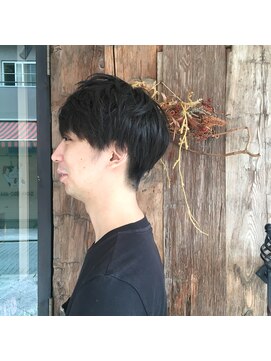 ヘアーラウンジ エゴ(Hair Lounge EGO) ナチュラルマッシュショート　メンズ　パーマなし　直毛