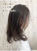 #シークレットハイライト#ウルフ#ニュアンスカラー#シアーカラー
