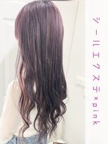 ウーロス(uros.) シールエクステ×ピンク