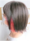 インナーカラー/ビビッドレッド