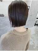 お洒落パツっとボブ×イエローマットブルー☆