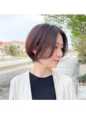 【前髪長め】大人美人ショート
