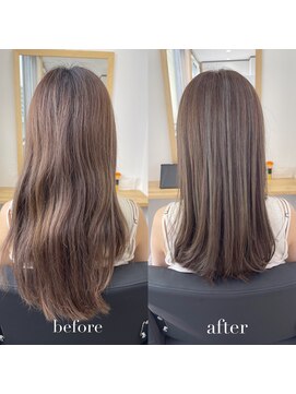 リアン 四条大宮店(Lien) 『髪質改善』カラーエステ(白髪染め、グレイカラー対応)