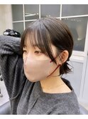 韓国レイヤー/韓国風/ボブ/髪質改善/黒髪/ブリーチなし〔池袋〕