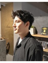 キュー(Cue_) 刈り上げない2way大人メンズスパイキーショート　1 【影山】