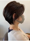 大人ハイライト/シークレットハイライト/抜け感ベージュショート