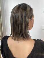 プラスシー(+C)&nbsp;大人の地毛にハイライトカラー/福岡地毛にハイライト