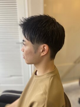 メンズカット バイ ソイクフ(メンズカット by SOY-KUFU) MEN’S HAIR カルマパーマアッシュブラックウルフパーマ