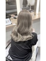 サロンドミルク 新百合ヶ丘店(salon de MiLK)&nbsp;ミルクティーベージュグレージュダブルカラーケアブリーチ