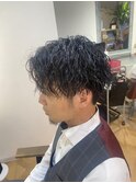 【できる男スタイル】ツイストスパイラル/パーマ/刈り上げ/