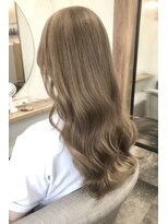 シアアルン 新小岩店(SHEER alun)&nbsp;ミルクティーブロンド/ロング/SHEERalun新小岩店