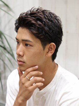 ヨシザワインク プレミアム 横浜 桜木町店(YOSHIZAWA Inc. PREMIUM) 王道メンズショートビジカジ刈り上げアップバング