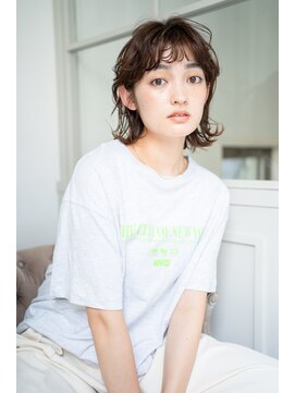 マグノリア(MAGNOLIA) ワイドバングボブパーマ・・YOSHIBA