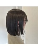 切りっぱなしボブ