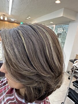 松本平太郎美容室 吉祥寺本店 iNOAカラー×ハイライト/30代40代50代60代