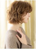 無造作ふわふわフェザーバングボブパーマTc1志木20代30代40代