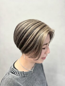 ウル バイ ドット(ulu by dot.) 【仁藤】髪質改善カラー/白髪ぼかしハイライト[町田駅/髪質改善]