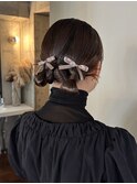 【徳岡】ヘアセットお呼ばれヘアタイトアレンジ