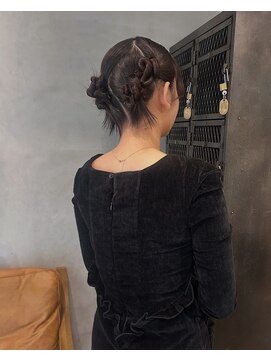 オムズポカ 栄矢場町店(OM's poka) カチモリツインヘアセット