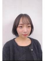 ヒール 銀座(heel)&nbsp;大人可愛いひし形ハンサムショートボブ前下がり