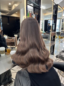 ラピス 渋谷本店(Lapis) グレージュ/ブリーチ/ダブルカラー/髪質改善/レイヤーカット