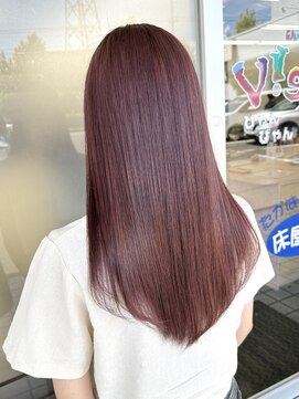 美容室 びゃんびゃん 社店 ダブルカラー/デザインカラー/フェイスフレーミング/暗めカラー