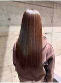 髪質改善/ツヤ艶レイヤーロング/メルティブラウン//池袋