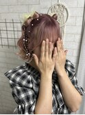 立体リボン×ウェーブ巻き