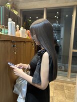 シアー 銀座店(SHEER.)&nbsp;髪質改善カラー×ダークグレージュ【銀座,銀座一丁目美容室】