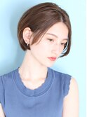 ショート・ボブ/面長/前髪なし/絶壁解消/30代/40代/50代/くびれ