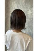切りっぱなしボブ