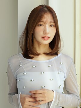 コレクティブワーク 表参道 渋谷(COLLECTIVE WORK) 【宮田茉悠】髪質改善 レイヤー チョコレートカラー 透明感