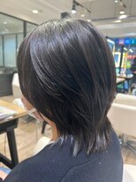 ジュイール(jouir)&nbsp;三鷹ショートボブくびれショートイルミナカラー顔周りレイヤー