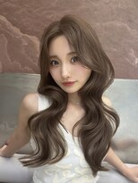 ロンドガーネット 池袋(Lond garnet)&nbsp;暗めカラー/韓国風巻き/レイヤーカット/髪質改善/縮毛矯正/池袋