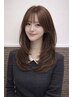 【レイヤーカットもお任せ】cut＋肌色対応カラー＋コタTr  ￥7980　髪質改善