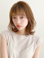 トゥーナ 表参道(tona)&nbsp;ミディアムレイヤー、外ハネボブ、グレージュ、脱白髪染め☆