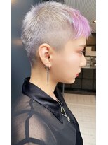 ミモザワークス(Mimosa Works) ミヤザキスタイル 20代30代40代 黒髪刈り上げハンサ ムショート