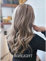 サーティーン(THIRTEEN)&nbsp;Veganカラー.Veganブリーチで作る外国人風ハイライト.白髪にも◎