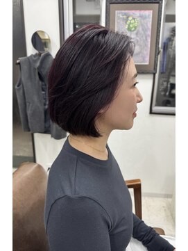 ハイバレーヘアーメゾン(HIGH VALLEY HAIRMAISON) レッドブラウンピンクブラウン小顔レイヤーレイヤーカット