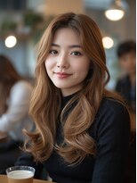 きいろのゾウ&nbsp;韓国風/くびれウェーブ/レイヤースタイル