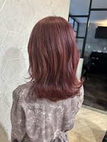 ヘアーサロンウル(hair salon ulu)&nbsp;ブリーチ一回のピンクカラー