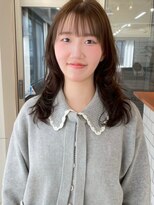 リル 四条河原町(LiLu)&nbsp;ミディアムパーマレイヤーパーマウェーブパーマ小顔パーマ