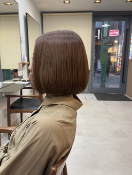 ストーク トウキョウ(stoke TOKYO) 丸みシルエットボブ×艶ブラウン　荻窪/西荻窪/髪質改善