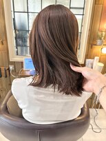 ナンバーセブン(N7) 【ブリーチなしWカラー】透けるショコラブラウン