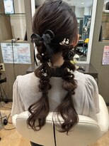 キューティ 福久店(CUTiE)&nbsp;ツイン編み下ろしStyle