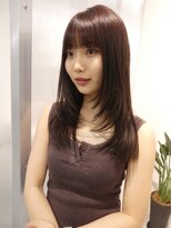 ディーン ジュスィ 栄店(DEAN JECY)&nbsp;顔周りレイヤーにブラウンカラー