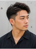 社会人必見｜ビジネスショートツーブロック刈り上げアップバング